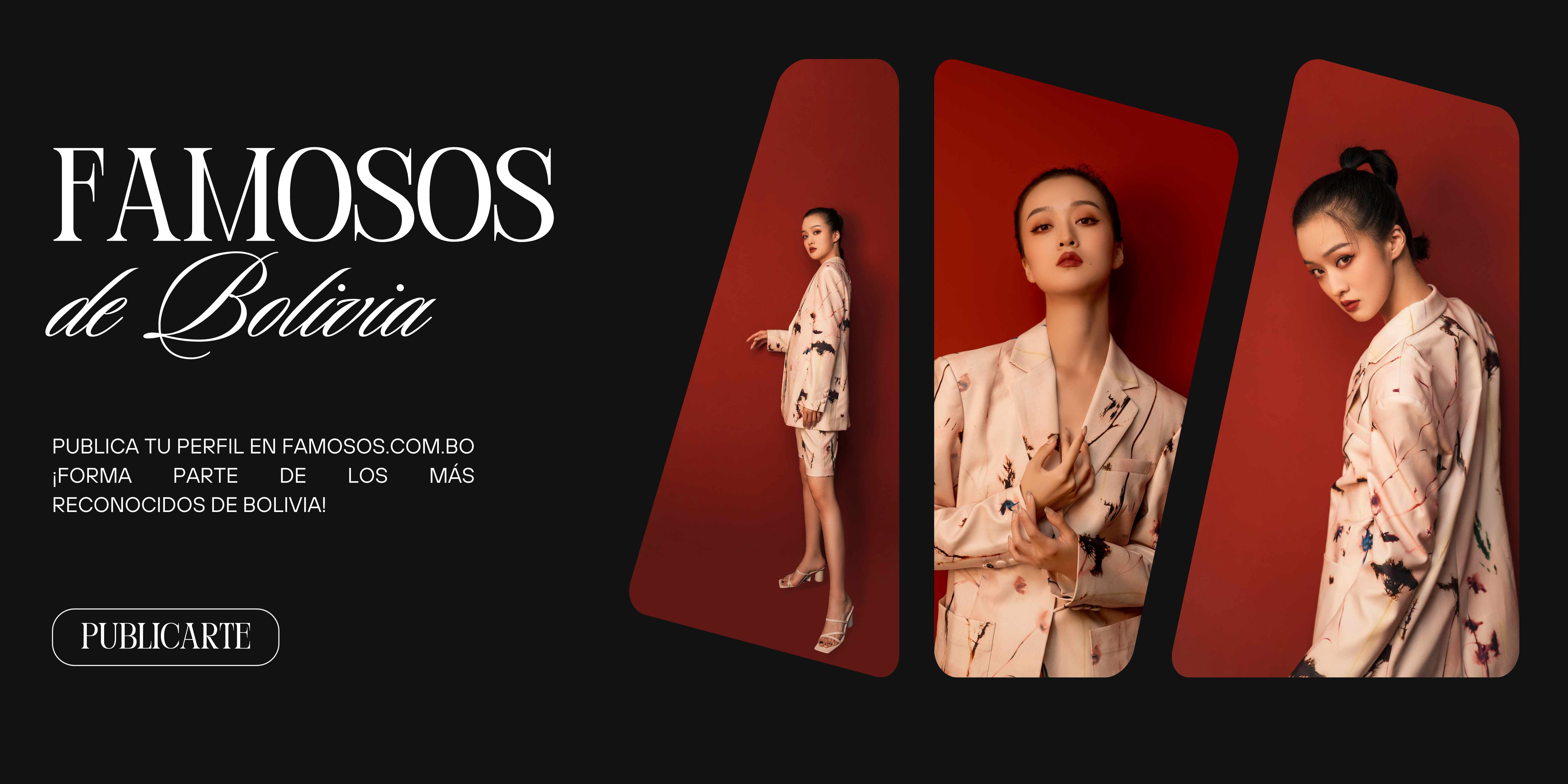 Black Red Minimalist Fashion Product Introduction Landscape Banner